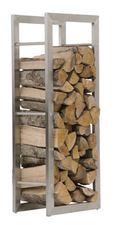 Keri stainless steel firewood stand