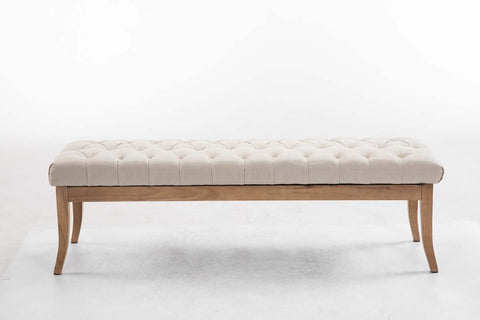 Bench Ramses fabric antique-light Bench Ramses fabric antique-light