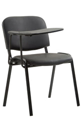 Chair Ken with folding table imitation leather