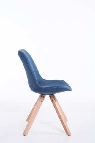 Visitor chair Toulouse fabric Square Visitor chair Toulouse fabric Square