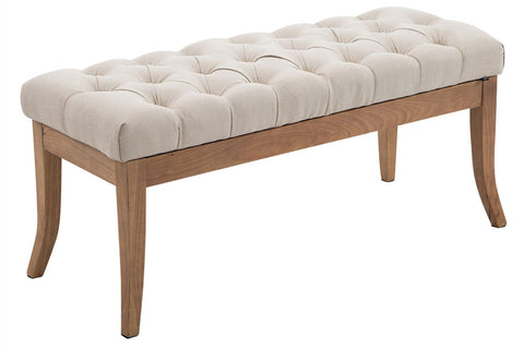 Bench Ramses fabric antique-light Bench Ramses fabric antique-light