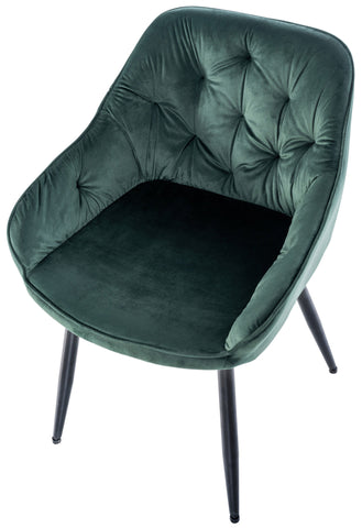 Cassis velvet visitor chair Cassis velvet visitor chair