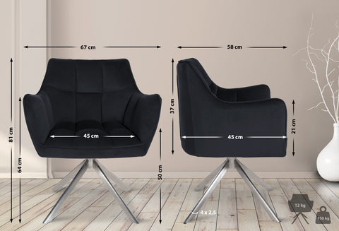 Dining chair Swing velvet cover Dining chair Swing velvet cover