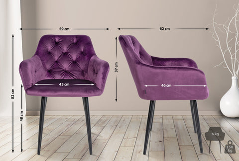 Dining chair Stanley velvet Dining chair Stanley velvet