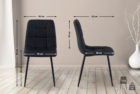 Dining chair Antibes fabric Dining chair Antibes fabric