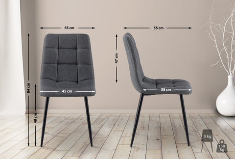 Dining chair Antibes fabric Dining chair Antibes fabric