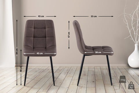 Dining chair Antibes fabric Dining chair Antibes fabric