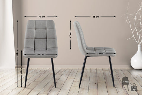 Dining chair Antibes fabric Dining chair Antibes fabric