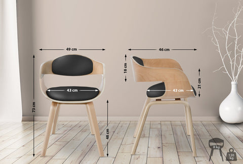Kingston faux leather visitor chair Kingston faux leather visitor chair