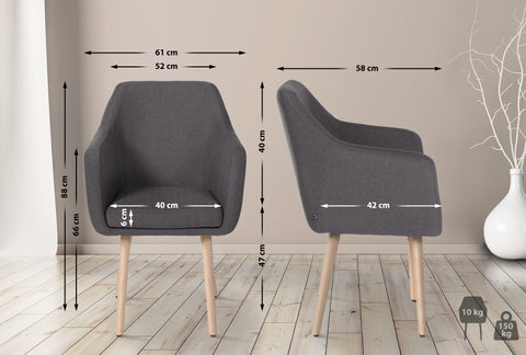 Visitor chair Utrecht fabric Visitor chair Utrecht fabric