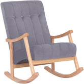 Rocking chair Saltillo velvet