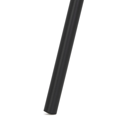 Tripod floor lamp 'ANTONIO' with cork lampshade and 3 black metal legs Tripod floor lamp 'ANTONIO' with cork lampshade and 3 black metal legs