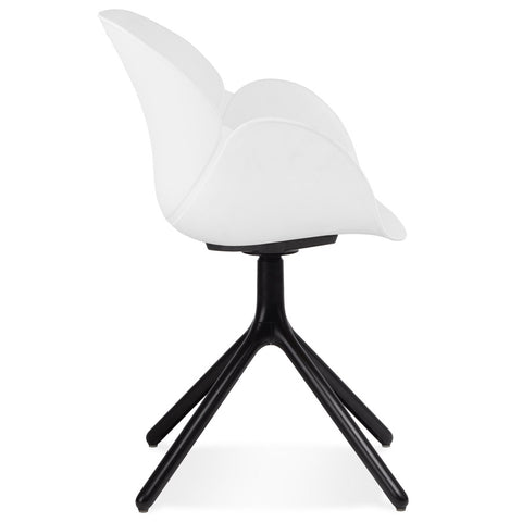 White chair with armrests 'APODIS' in plastic White chair with armrests 'APODIS' in plastic