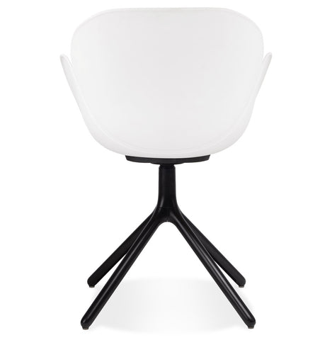 White chair with armrests 'APODIS' in plastic White chair with armrests 'APODIS' in plastic