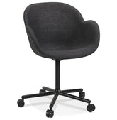 Dark gray office chair 'ASTRA' with armrests