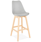 Barstool 'CAMILA' gray Scandinavian style