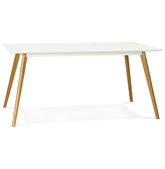 Rectangular kitchen table / desk 'CANDY' white - 160x90 cm