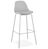 Gray bar stool 'COOKIE' industrial style