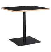 Black square table 'FUSION SQUARE' - 80x80 cm