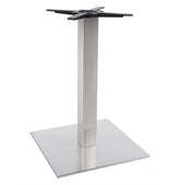 Tafelpoot 'KARO' 75 in geborsteld staal