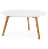 Low round coffee table 'KOFY' Scandinavian style