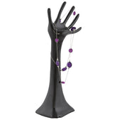 Jewelry tree 'MANO' in black painted aluminum