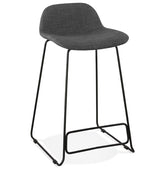 Mid-height stool 'MOSKOW MINI' black industrial style