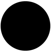 Zwart, rond tafelblad 'RINGO' Ø 70cm