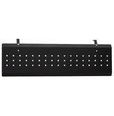 Black privacy screen 'SECRET' for desks