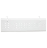 White privacy screen 'SECRET' for desks