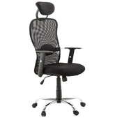 SOYOUZ” office chair in black fabric