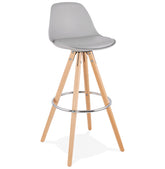 Design bar stool 'TATAMI' gray