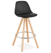 Mid-height stool 'TATAMI MINI' black