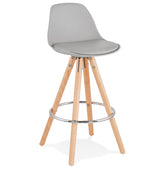 Mid-height stool 'TATAMI MINI' grey