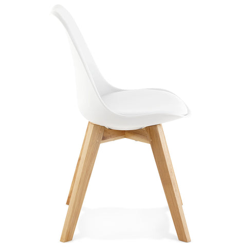 Witte moderne stoel 'TEKI Witte moderne stoel 'TEKI