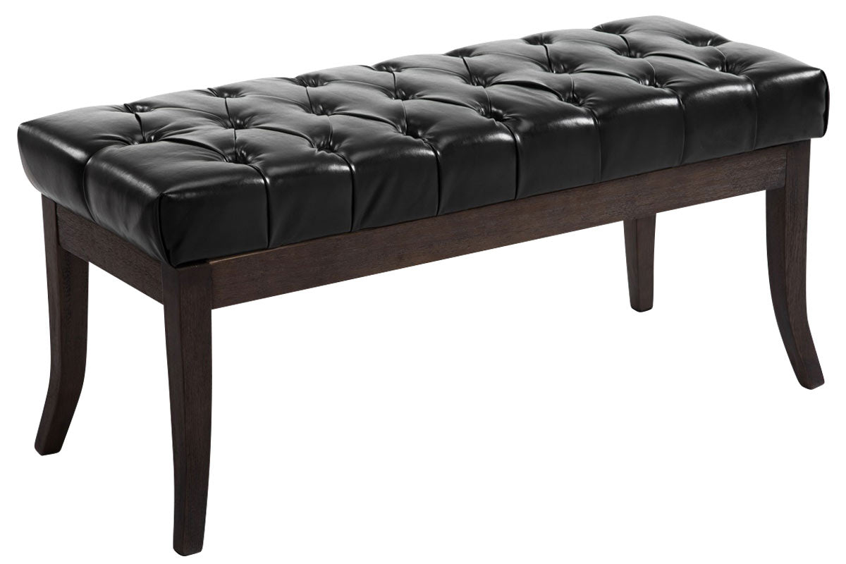 Bench Ramses imitation leather antique-dark