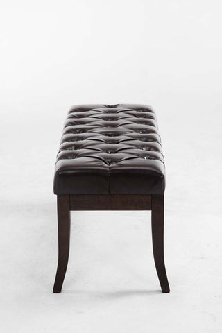 Bench Ramses imitation leather antique-dark