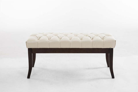 Bench Ramses imitation leather antique-dark