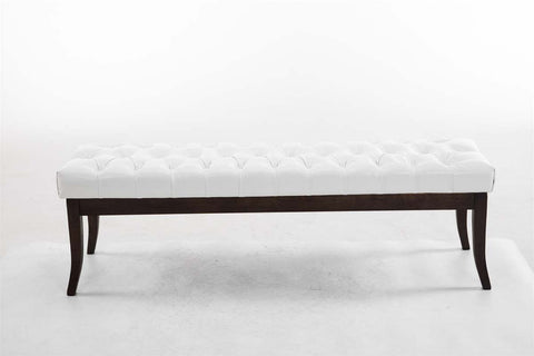 Bench Ramses imitation leather antique-dark