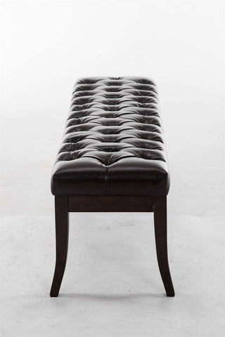 Bench Ramses imitation leather antique-dark