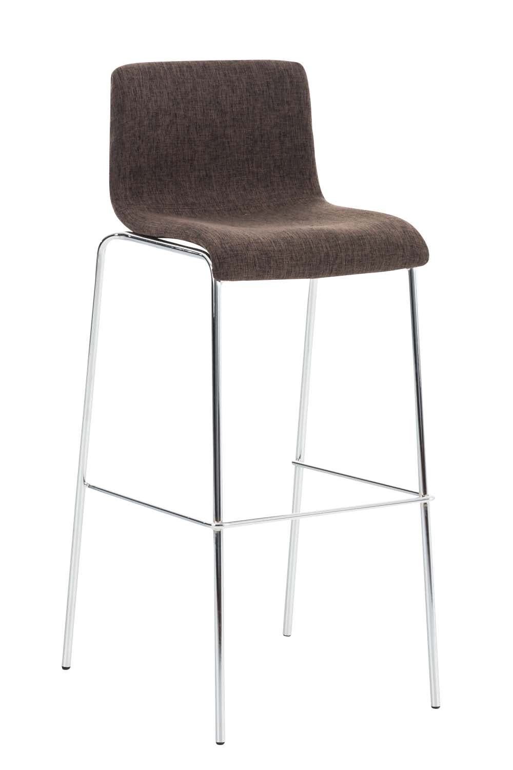 Bar stool Hover fabric 4-legged frame