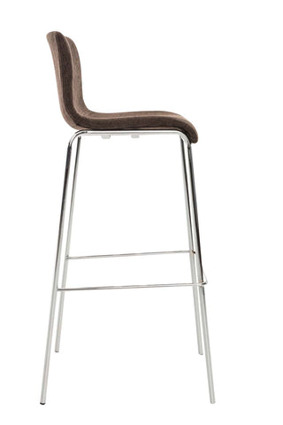 Bar stool Hover fabric 4-legged frame