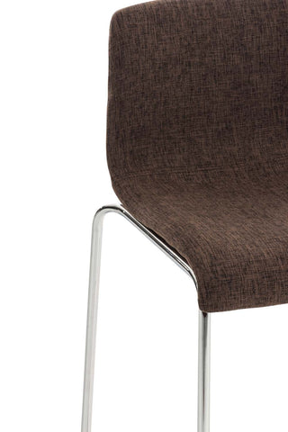 Bar stool Hover fabric 4-legged frame