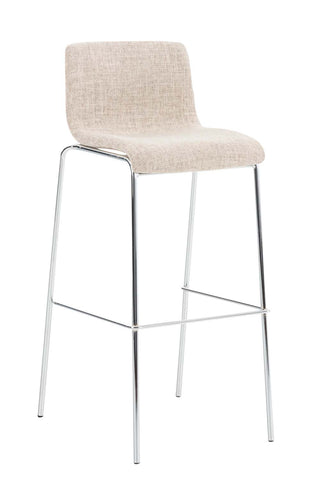 Bar stool Hover fabric 4-legged frame