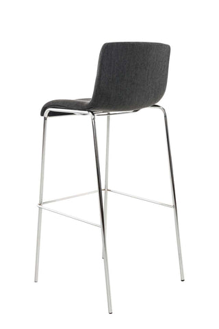 Bar stool Hover fabric 4-legged frame