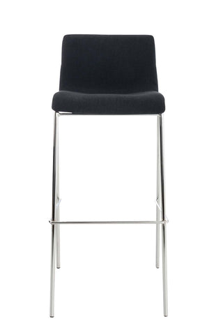 Bar stool Hover fabric 4-legged frame