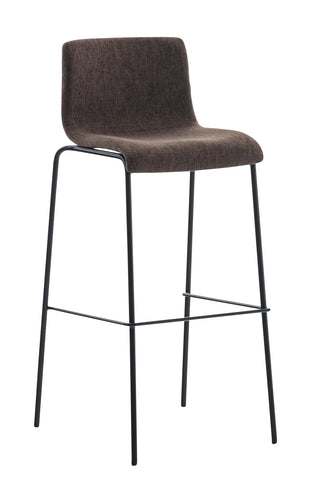 Bar stool Hover fabric 4-legged frame