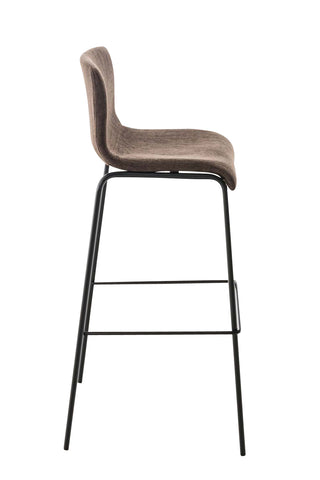 Bar stool Hover fabric 4-legged frame