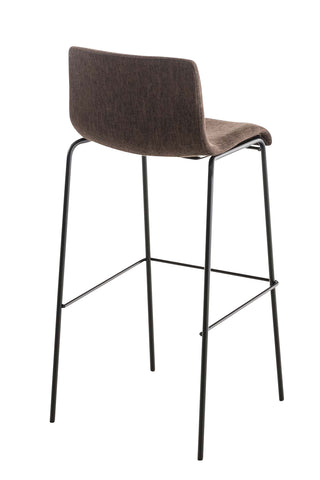 Bar stool Hover fabric 4-legged frame