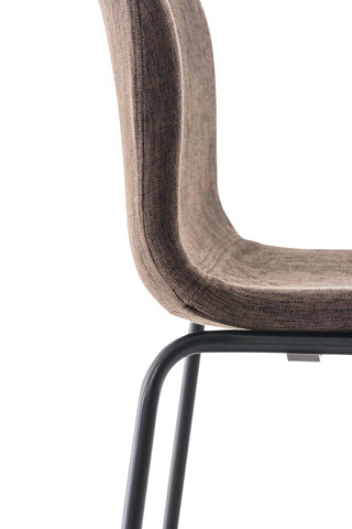 Bar stool Hover fabric 4-legged frame